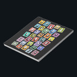 Bloc-note 32 portraits graphiques des plus grands compositeu<br><div class="desc">32 portraits graphiques des plus grands compositeurs sur timbres (version colorée) Saint-Saëns Rossini Puccini Bizet Verdi Rachmaninoff Mendelssohn Ravel Prokofiev Shostakovich Elgar Vivaldi Schumann Stravinsky Strauss Tchaikovsky Grieg Mozart Liszt Bach Brahms Beethoven Wagner bert Handel Mahler Debussy Mussorgsky Chopin Dvořák Haydn Berlioz</div>