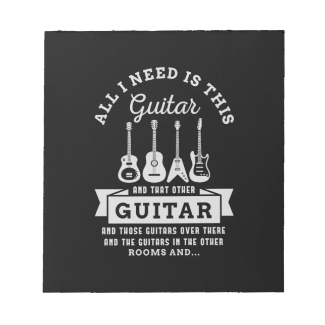 Bloc-note 39.All I Need Is This Guitar And That Other Guitar (Devant)