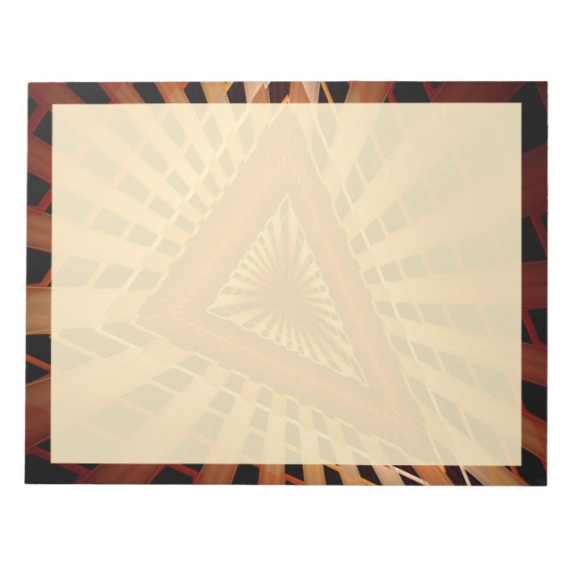 Bloc-note 3D Fantasy Network Modern Fractal Graphic Design (Devant)