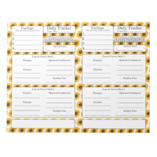 Bloc-note 4-2-1 Suivi des repas