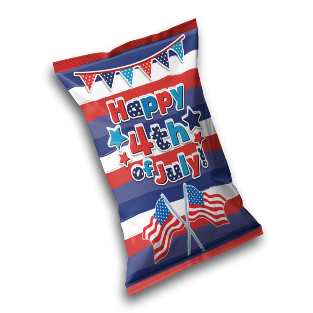 Bloc-note 4 juillet Sac À Chip Fête Faveurs (Créateur téléchargé)