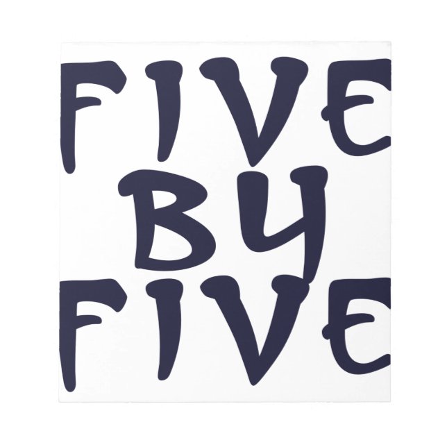 Bloc-note 5 x 5 (Devant)