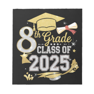 Bloc-note 8e Classe De 2025 Graduate Graduation