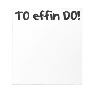 Bloc-note À faire Liste à EFFIN FAIRE! Liste des tâches, fon