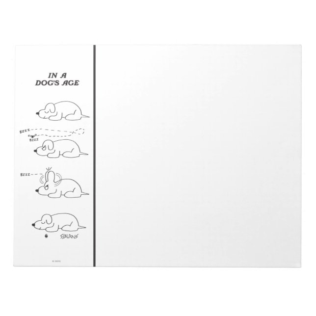 Bloc-note À l'âge d'un chien (Devant)