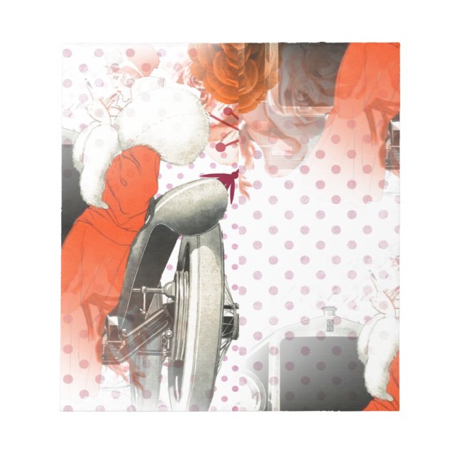 Bloc-note à petits pois (Devant)