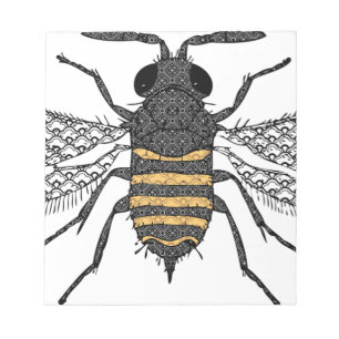 Bloc-note Abeille vintage