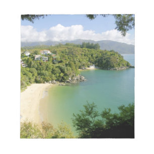 Bloc-note Able Tasman NP, Nelson, Nouvelle-Zélande. Les nomb