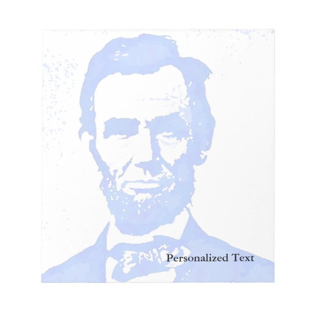 Bloc-note Abraham Lincoln Pop Art Portrait (Devant)