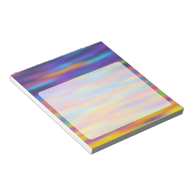Bloc-note Abstrait Desert Sunset Sky Artwork (Incliné)