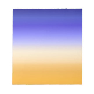 Bloc-note abstraite peinture colorée inspirée du lever du so