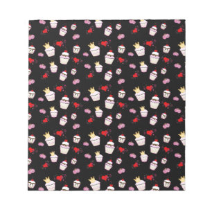 Bloc-note Accessoires Motifs Kawaii Cupcakes