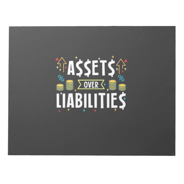 Bloc-note Accountant Assets Over Liabilities (Devant)