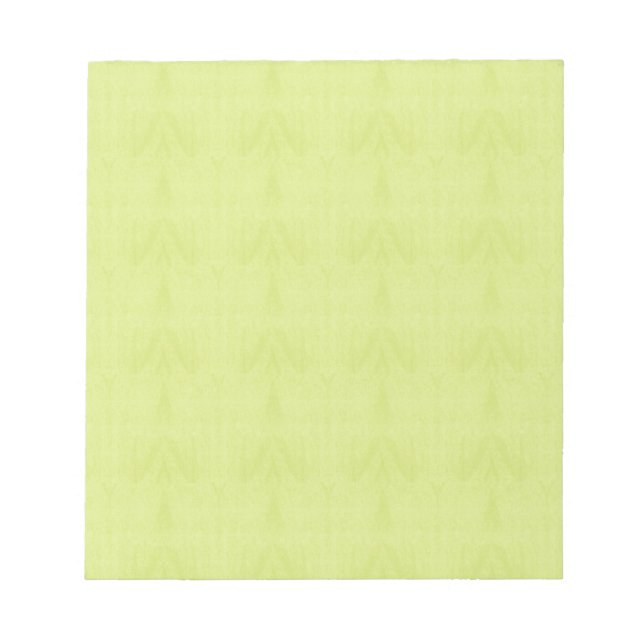 Bloc-note Accueil Décor Accents Jaune verdâtre (Devant)