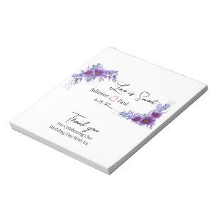 Bloc-note Accueil Mariage Candy Bar Wrapper Party Favoriser