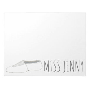 Bloc-note Acro personnalisé Tumbling Dance Gym Enseignant En