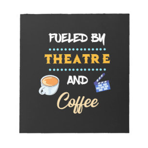 Bloc-note Acteur Alimenté Par Café De Théâtre