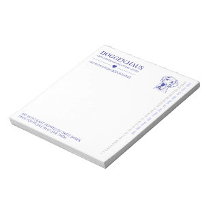 Bloc-note Adapté au papier à en-tête Grand Danois timbré