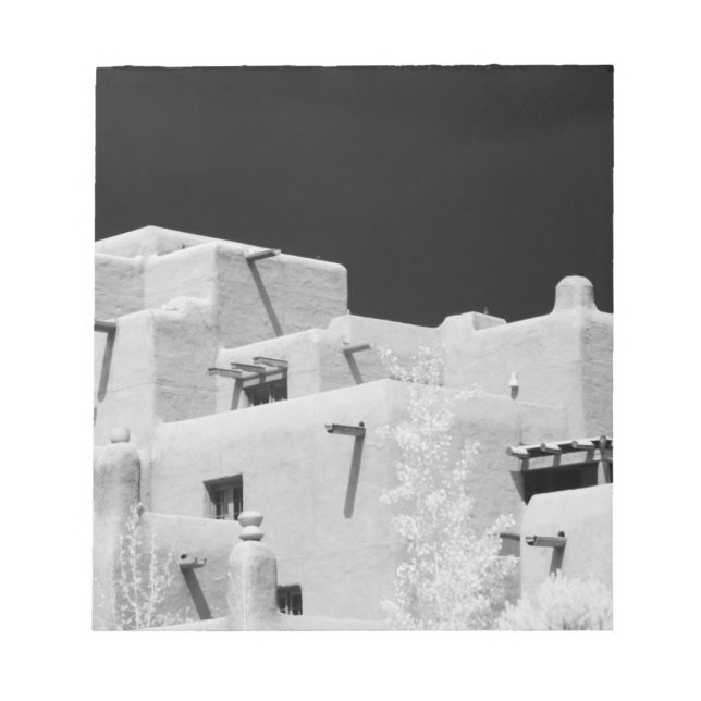 Bloc-note Adobe de style Pueblo Inn at Loretto, Père Noël Fe (Devant)