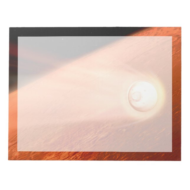 Bloc-note Aérocoque Avec Perpersévérance Rover Descente Vers (Devant)