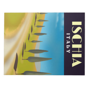 Bloc-note Affiche de voyage Ischia Italie