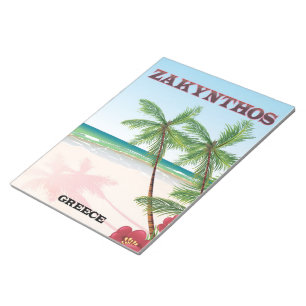 Bloc-note Affiche de voyage Zakynthos Grèce