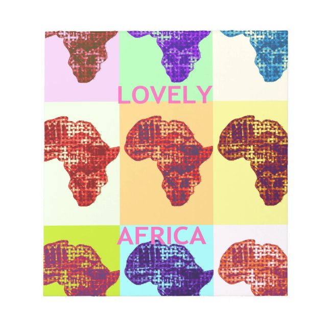 BLOC-NOTE AFRIQUE ADORABLE (Devant)
