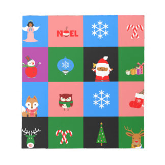 Bloc-note afrique santa claus colorblock