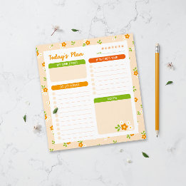 Bloc-note Agenda quotidien des bouquets floraux printaniers
