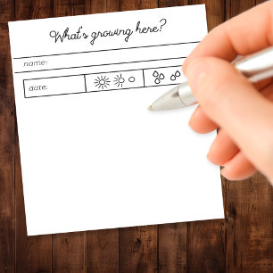 Bloc-note Aide de jardin