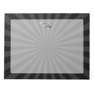 Bloc-note Aircraft Classic Cessna Silhouette Sunburst