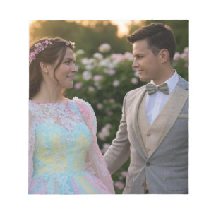 Bloc-note Ajouter une photo de mariage personnaliser
