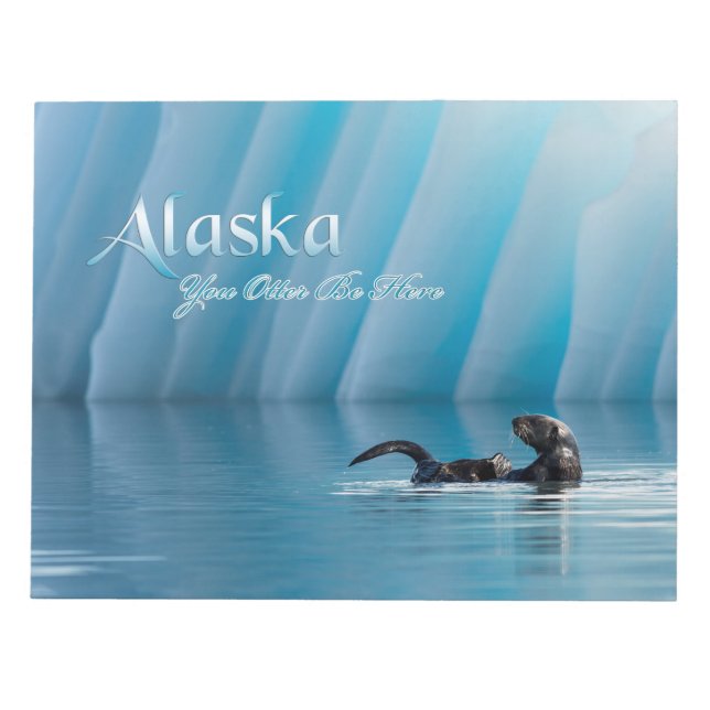 Bloc-note Alaska-You Otter Soyez ici (Devant)