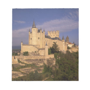 Bloc-note Alcazar et cathédrale, Ségovie, Castille Leon,