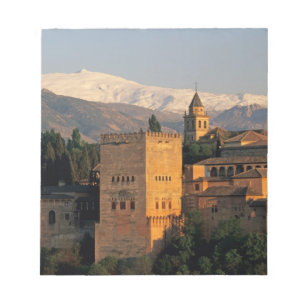 Bloc-note Alhambra; Grenade; Andaslusia, Espagne, Sierra