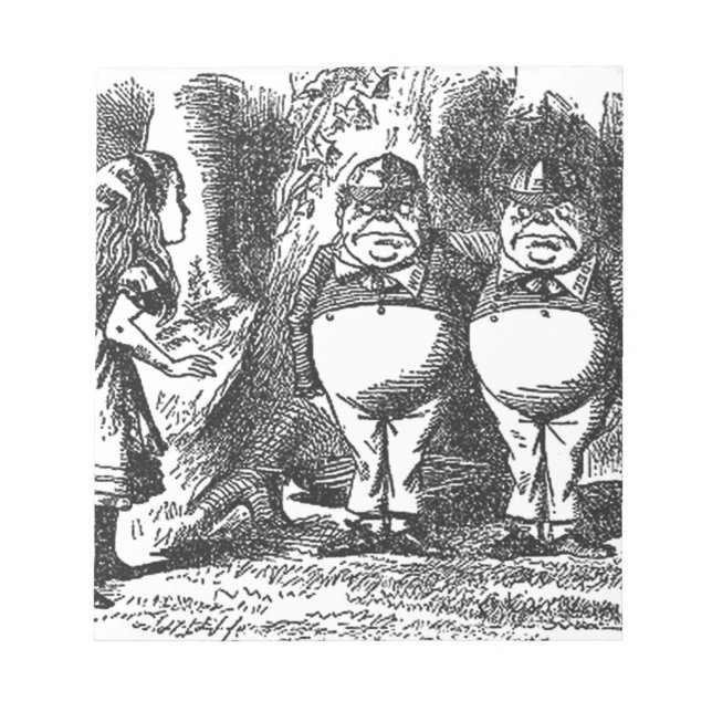 Bloc-note Alice au pays des merveilles (Devant)