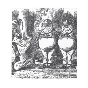 Bloc-note Alice in Wonderland