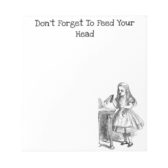 Bloc-note Alice vintage (Devant)