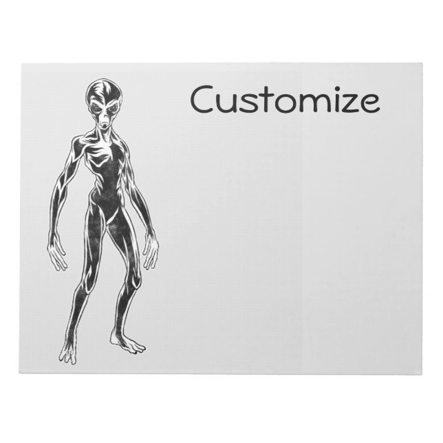 Bloc-note Alien UFO Thunder_Cove (Devant)