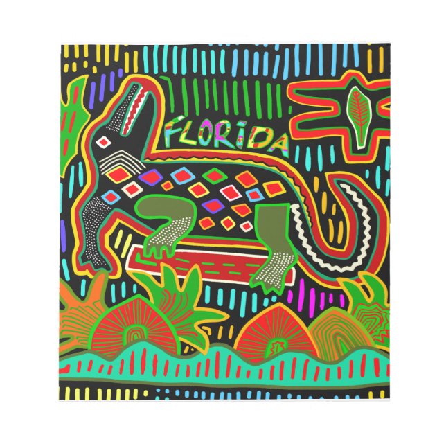 Bloc-note Alligator de Floride - Critters d'ouragan (Devant)