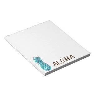 Bloc-note Aloha Aigle bleu turquoise