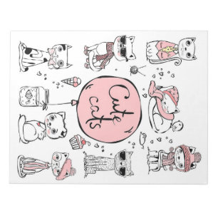 Bloc-note Amateur de chats Chats mignons