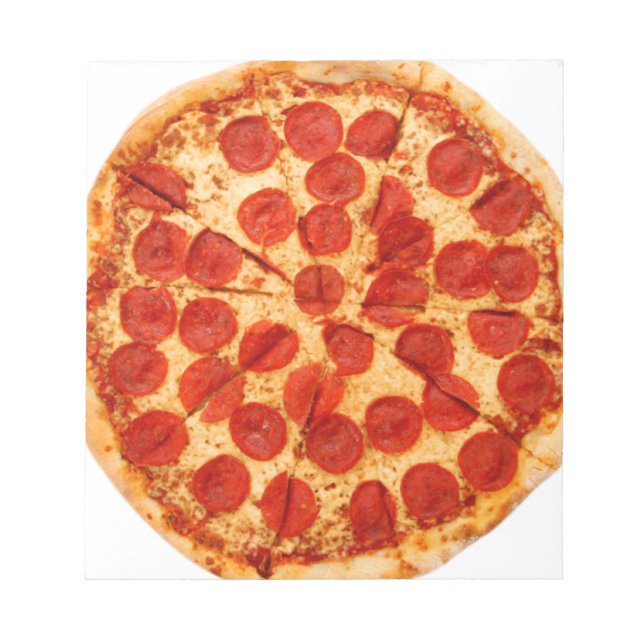 Bloc-note amateur de pizza classique (Devant)