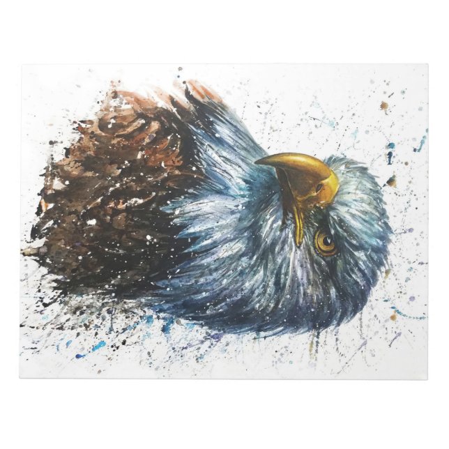 Bloc-note American Eagle Watercolor (Devant)