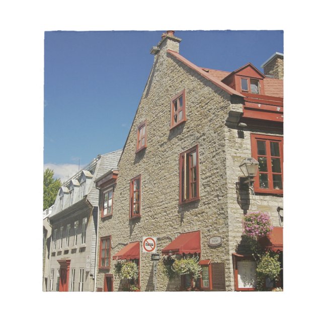 Bloc-note Amérique du Nord, Canada, Québec, Vieux-Québec. (Devant)