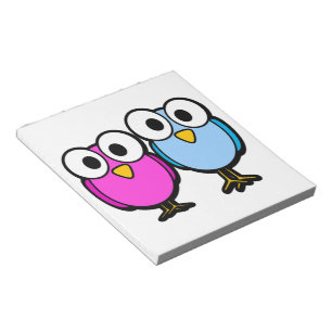BLOC-NOTE AMIS D'OISEAUX AUX YEUX GOOGLÉS