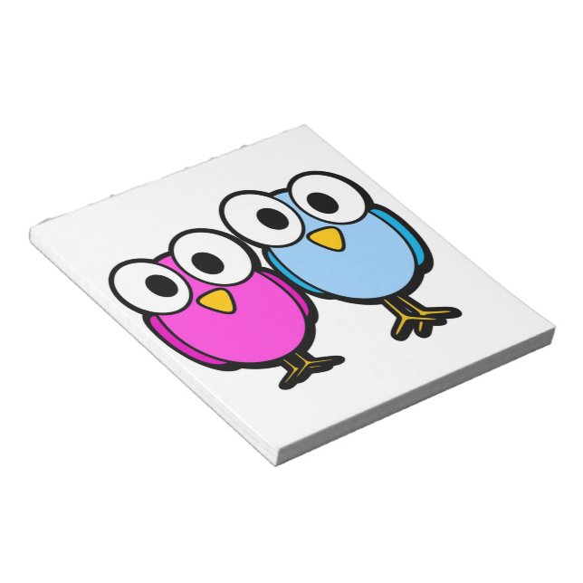 BLOC-NOTE AMIS D'OISEAUX AUX YEUX GOOGLÉS (Incliné)