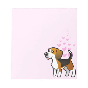 Bloc-note Amour de beagle