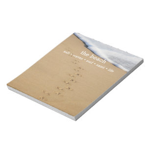 Bloc-note Amoureux de plage personnalisé