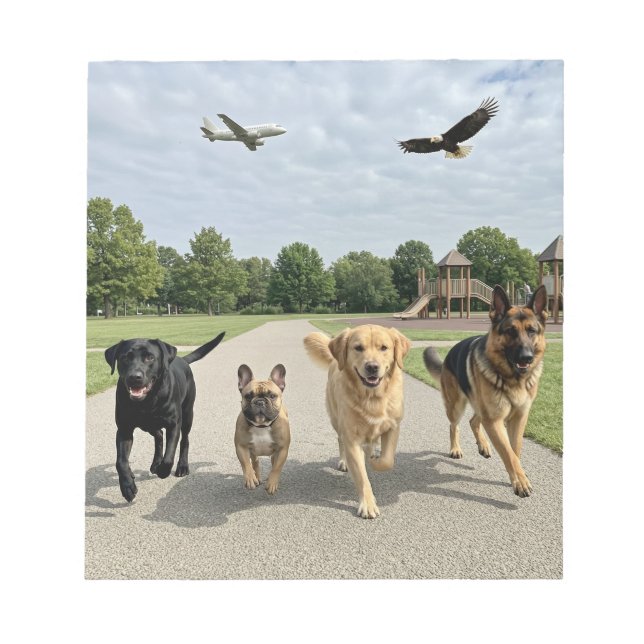 Bloc-note Amoureux des chiens (Devant)